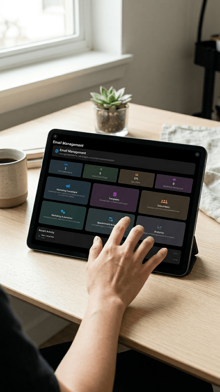 Email Management on iPad
